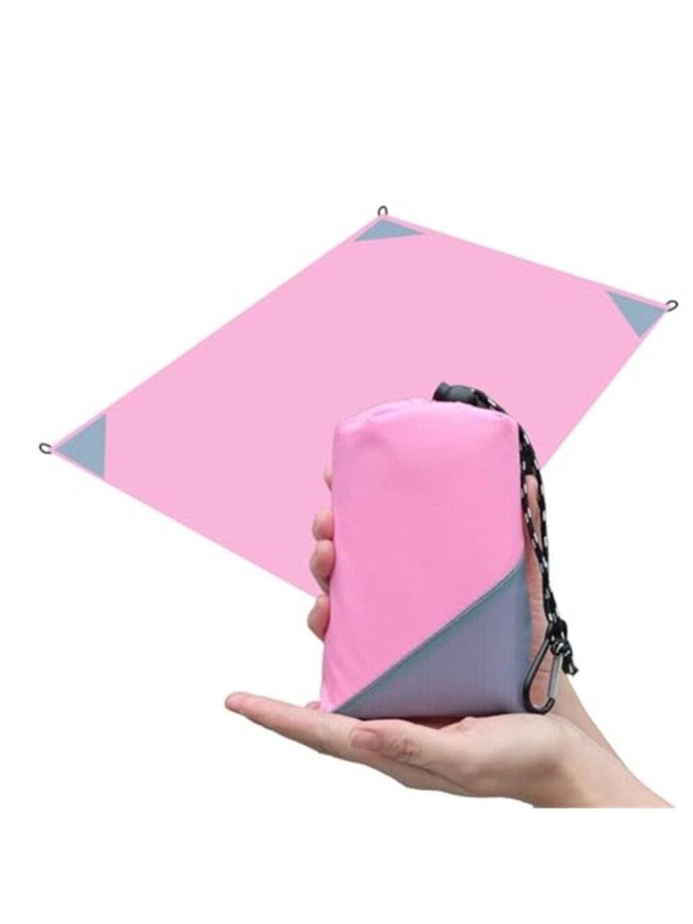Pocket Picnic Blanket Waterproof Sandproof Packable Beach Camping Travel Mat
